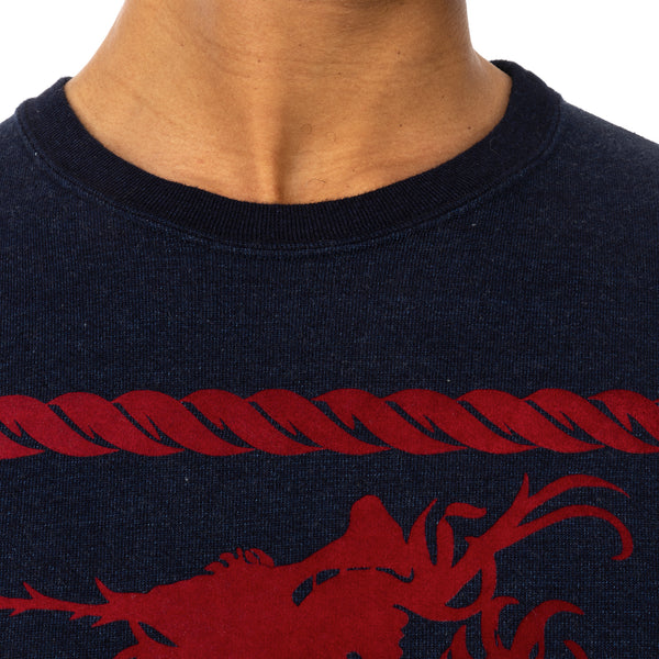 NEIGHBORHOOD | ID-Dragon / C-Crew .LS Indigo - Concrete