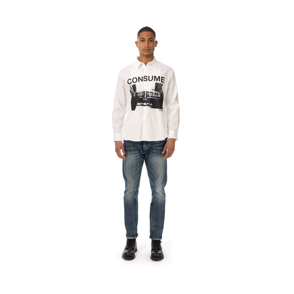 NEIGHBORHOOD | NHON . CONSUME / C-Shirt LS White - Concrete