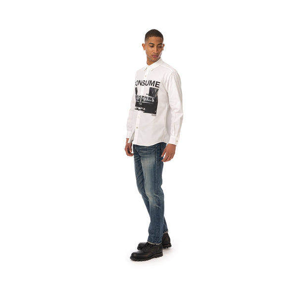 NEIGHBORHOOD | NHON . CONSUME / C-Shirt LS White - Concrete