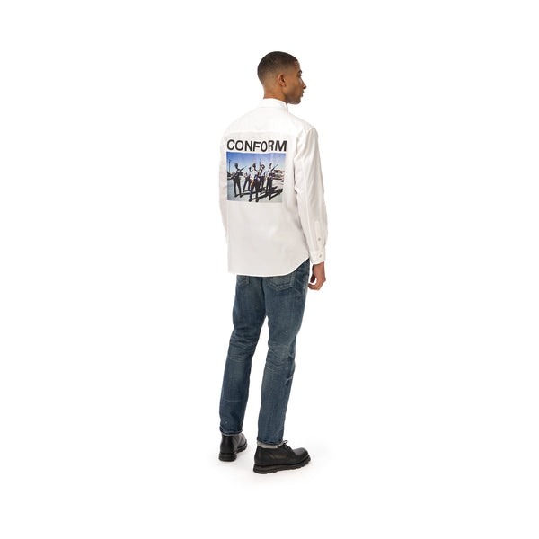 NEIGHBORHOOD | NHON . CONSUME / C-Shirt LS White - Concrete