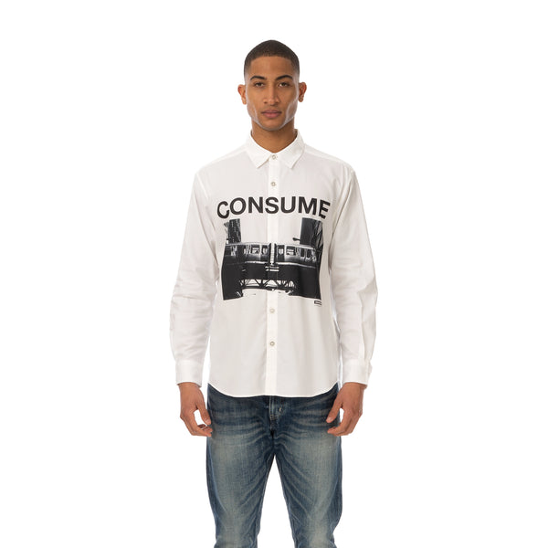 NEIGHBORHOOD | NHON . CONSUME / C-Shirt LS White - Concrete