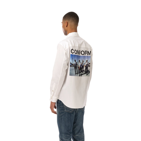 NEIGHBORHOOD | NHON . CONSUME / C-Shirt LS White - Concrete