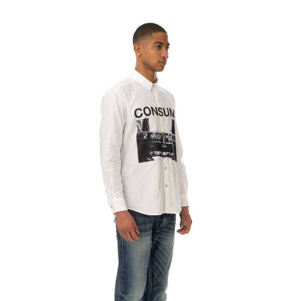 NEIGHBORHOOD | NHON . CONSUME / C-Shirt LS White - Concrete