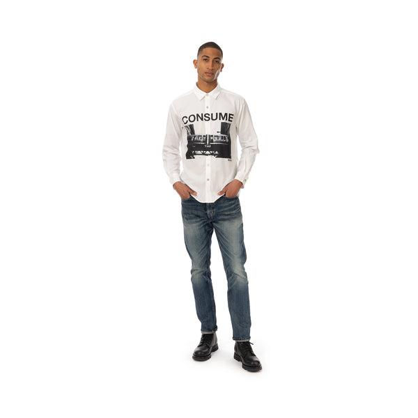 NEIGHBORHOOD | NHON . CONSUME / C-Shirt LS White - Concrete