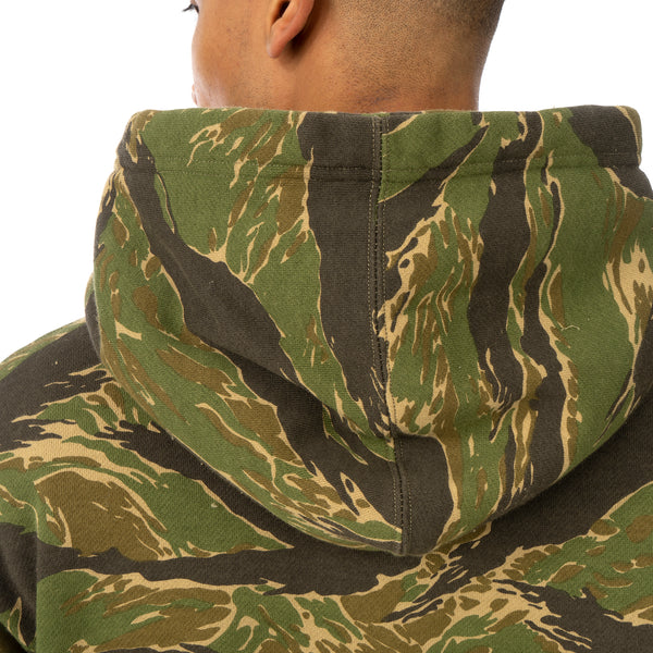 NEIGHBORHOOD | Overlap . Tiger / C-Zip Hooded .LS Tiger Stripe - Concrete