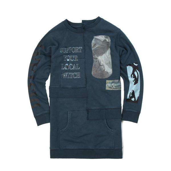 Perks and Mini (P.A.M.) | W Picket Sweater Dress Navy - Concrete