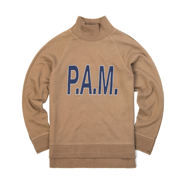 Perks and Mini (P.A.M.) | W Box Hi Neck Sweat Sienna - Concrete