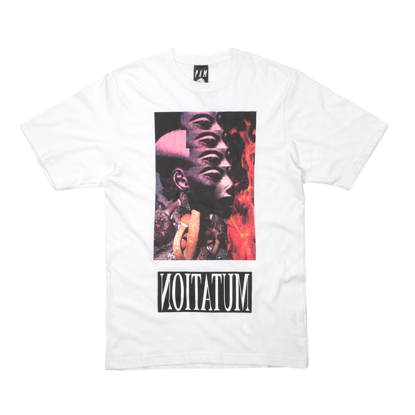 Perks and Mini (P.A.M.) | Ancient Gates S/S T-Shirt White - Concrete