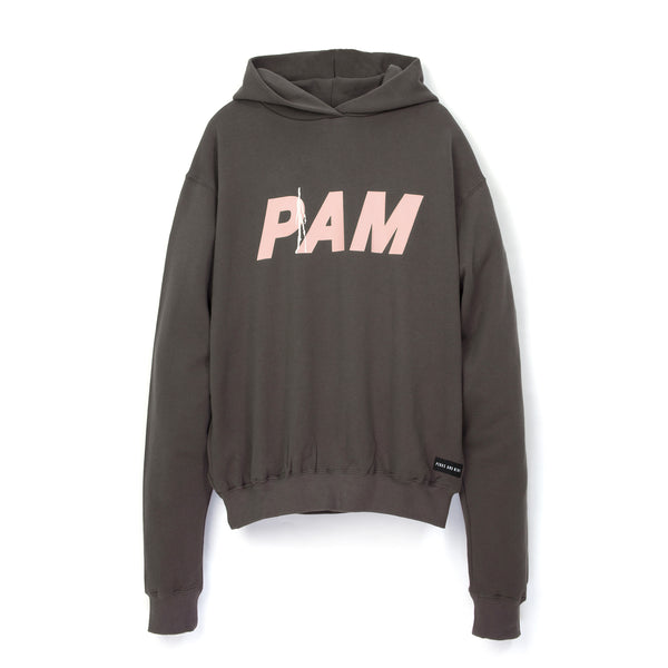 Perks and Mini (P.A.M.) | Ancient Gates Logo Hoodie Mid Grey - Concrete