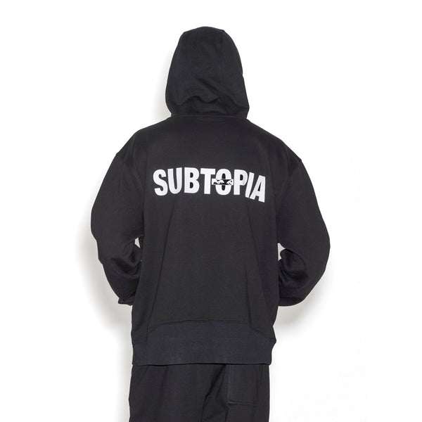 Perks and Mini (P.A.M.) | Subtopia Alien Hooded Sweat Black - Concrete