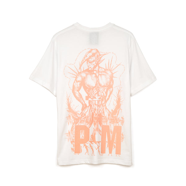Perks and Mini (P.A.M.) | Bricklayer T-Shirt Optic White - Concrete