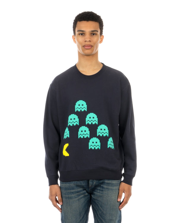 Medicom Toy | Pac-Man Crewneck Navy - Concrete