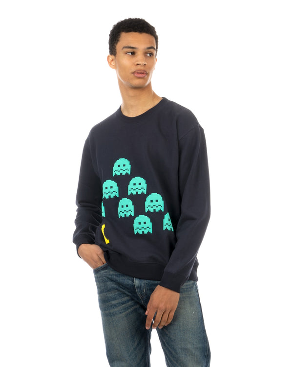 Medicom Toy | Pac-Man Crewneck Navy - Concrete