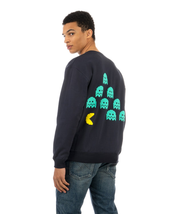 Medicom Toy | Pac-Man Crewneck Navy - Concrete