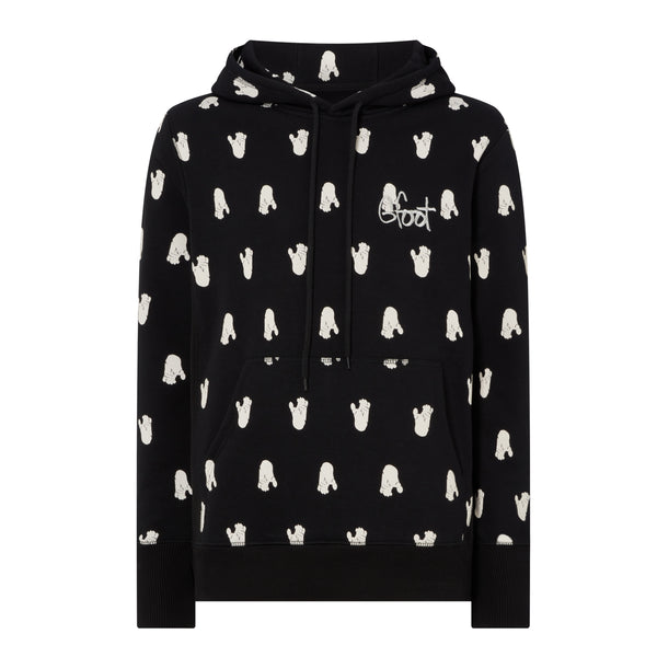 GFOOT | Palm AOP 2 Hoodie Black - Concrete