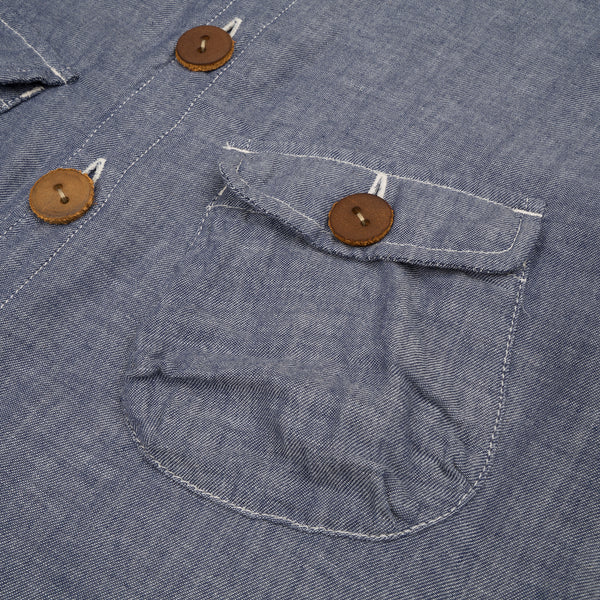 PEdALED Bike CPO Shirt Indigo - Concrete