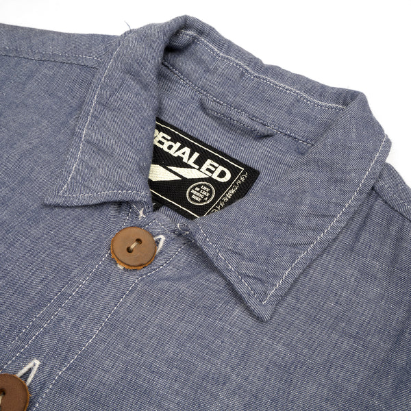 PEdALED Bike CPO Shirt Indigo - Concrete