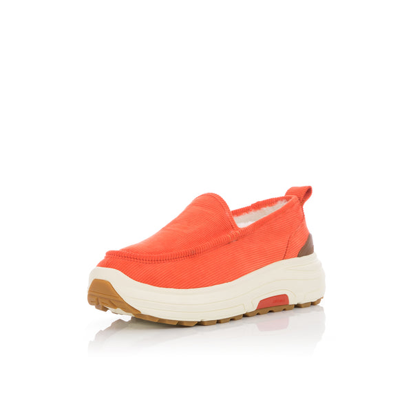 Poggy's Box | x Suvsole Corduroy Mouton Loafers Orange - Concrete