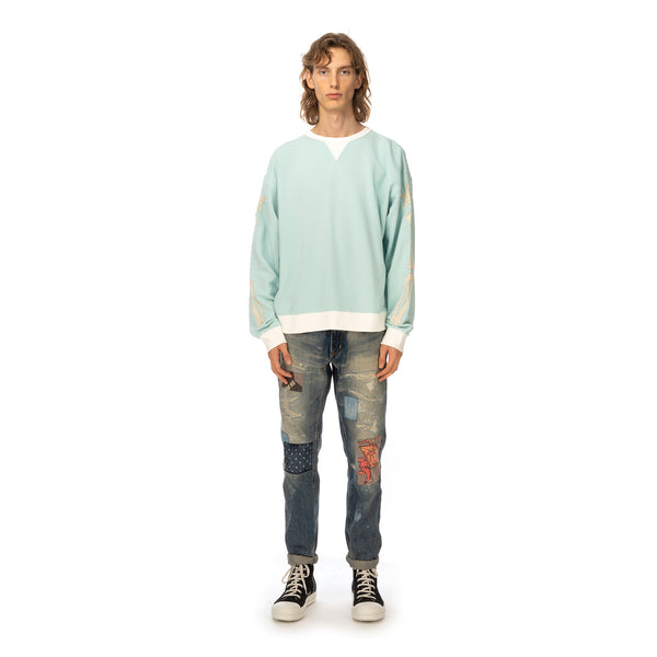 Poggy's Box | x FORSOMEONE Twotoone Bone Sweat Sax - Concrete