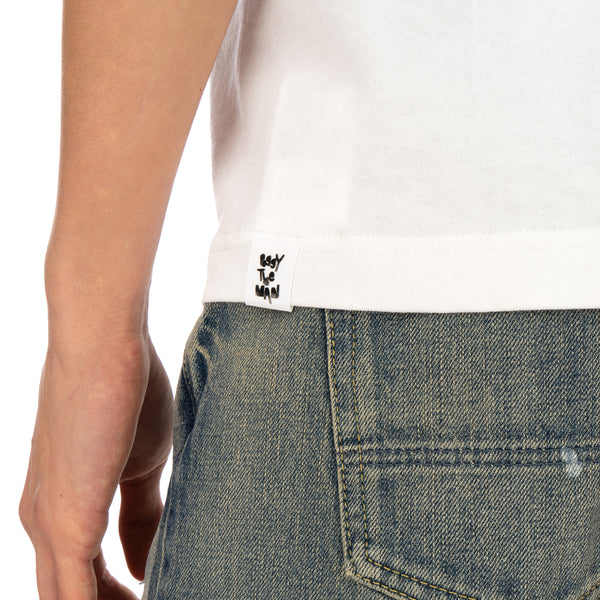 Poggy's Box | Don't Lick The Rat T-Shirt White - Concrete