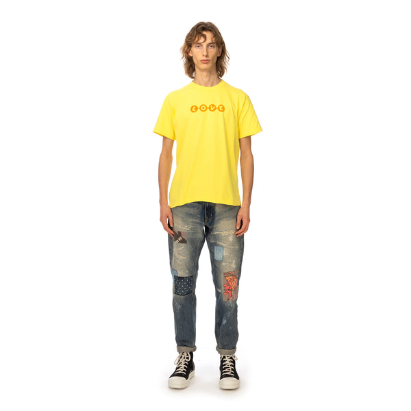 Poggy's Box | Love T-Shirt Yellow - Concrete