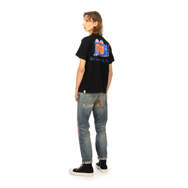 Poggy's Box | Rat TV T-Shirt Black - Concrete