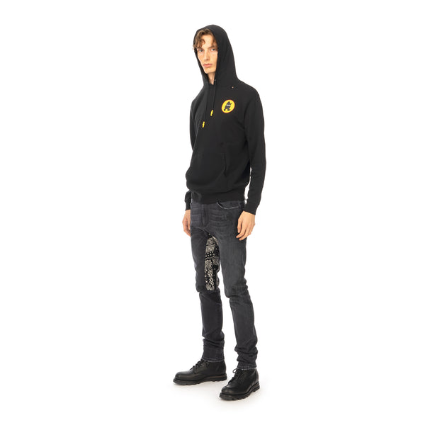 Poggy's Box | Rat TV Hoodie Black - Concrete