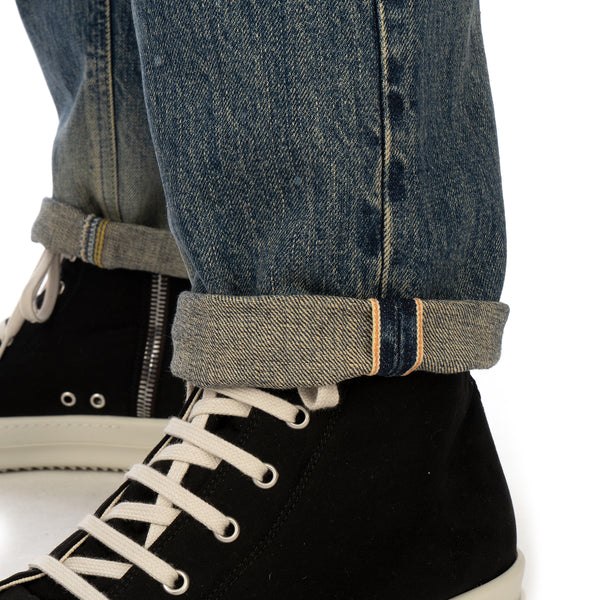 Poggy's Box | x FDMTL Patch Denim Pants Indigo - Concrete