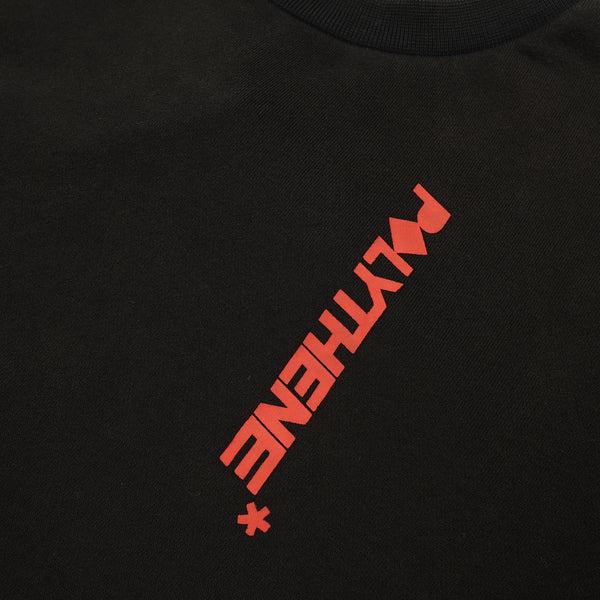Polythene* Optics | Logo Crewneck Sweater Grey - Concrete
