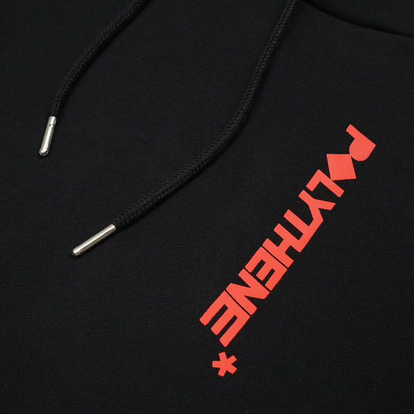 Polythene* Optics | Logo Hoodie Black - Concrete