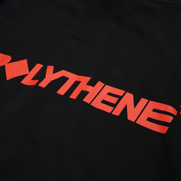 Polythene* Optics | Logo Hoodie Black - Concrete