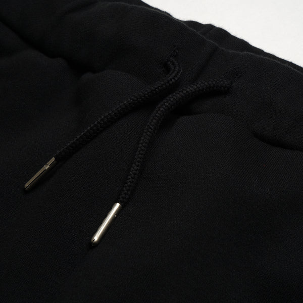 Polythene* Optics | Fleece Tracksuit Trouser Black - Concrete