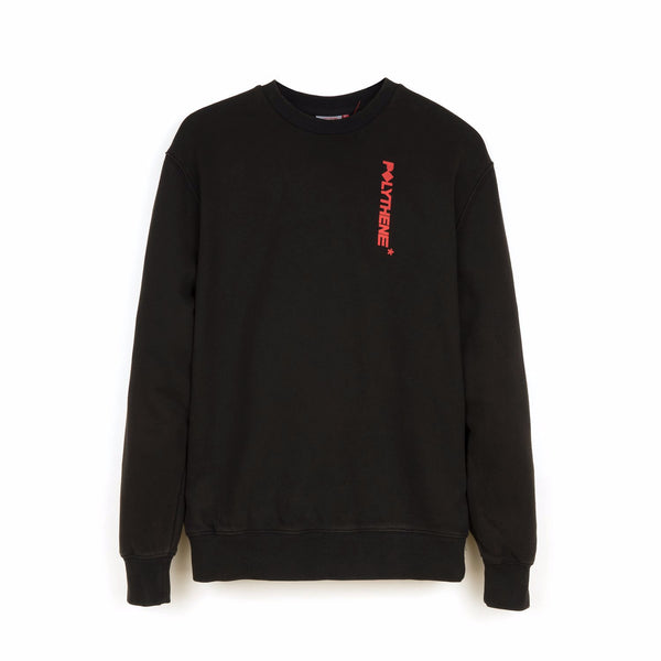 Polythene* Optics | Logo Crewneck Sweater Grey - Concrete