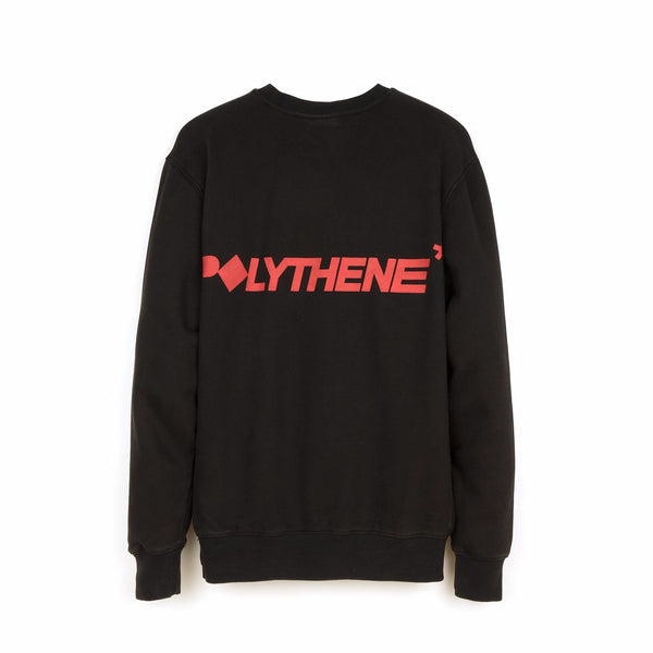 Polythene* Optics | Logo Crewneck Sweater Grey - Concrete