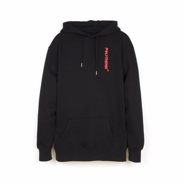 Polythene* Optics | Logo Hoodie Black - Concrete