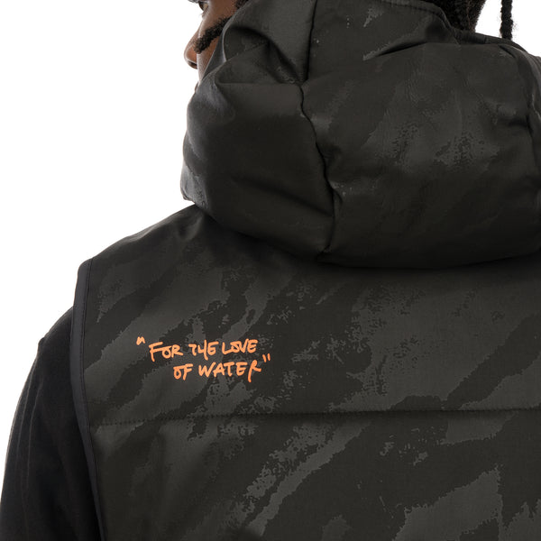 Puma | x Central Saint Martins Padded Hoodie Black - Concrete