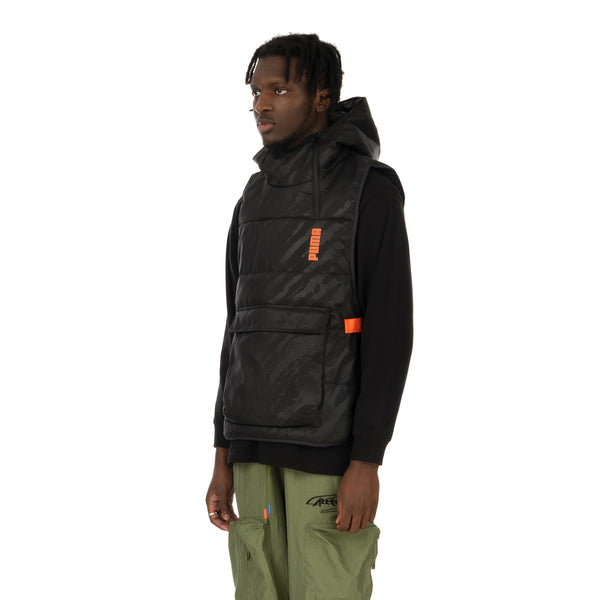 Puma | x Central Saint Martins Padded Hoodie Black - Concrete