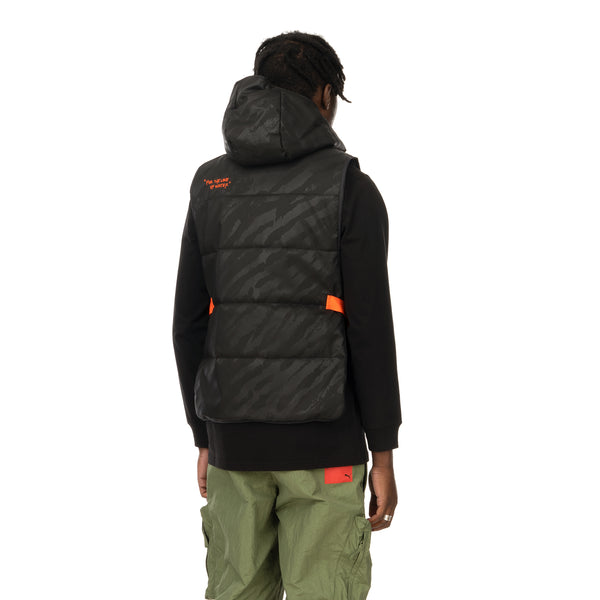 Puma | x Central Saint Martins Padded Hoodie Black - Concrete