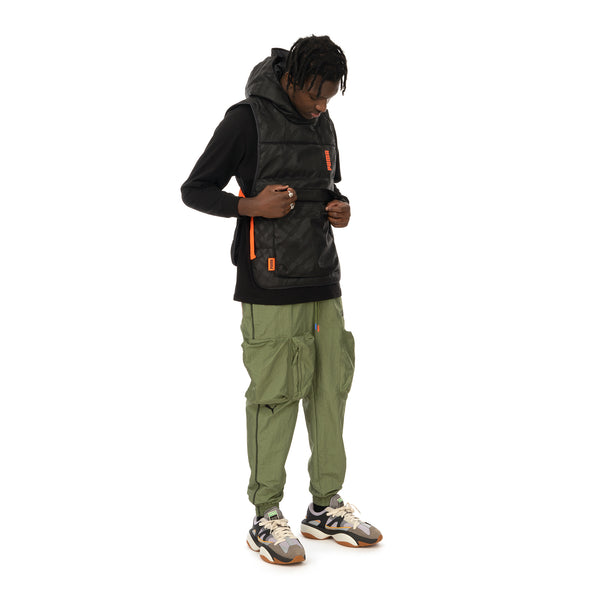 Puma | x Central Saint Martins Padded Hoodie Black - Concrete