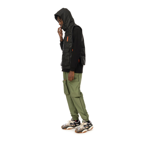 Puma | x Central Saint Martins Padded Hoodie Black - Concrete