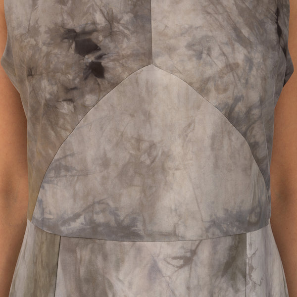 Christopher Raeburn Women's Panelled Fitted Dress Grey - Concrete