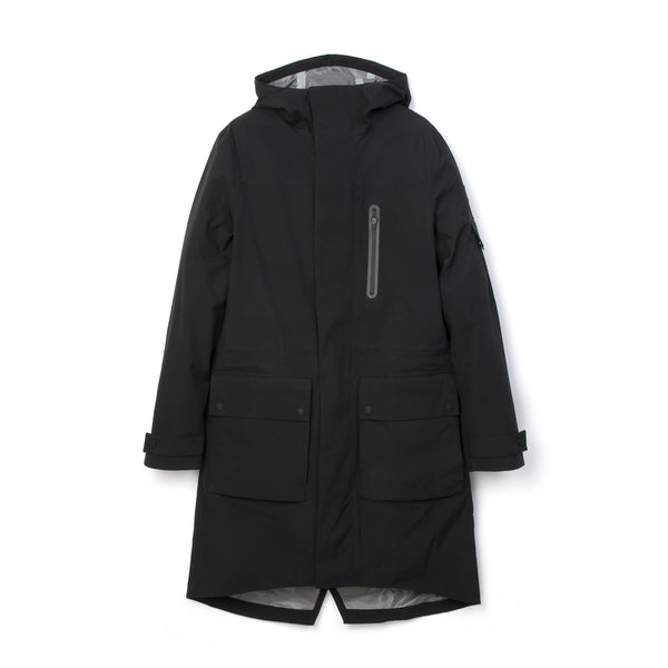 Christopher Raeburn x Save The Duck Woven Coat SHEL6 Black - Concrete
