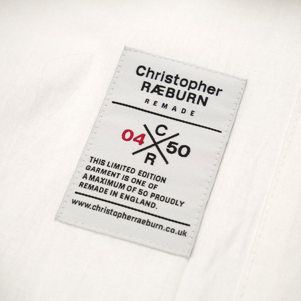 Christopher Raeburn Oversized Remade Cotton Parka White - Concrete