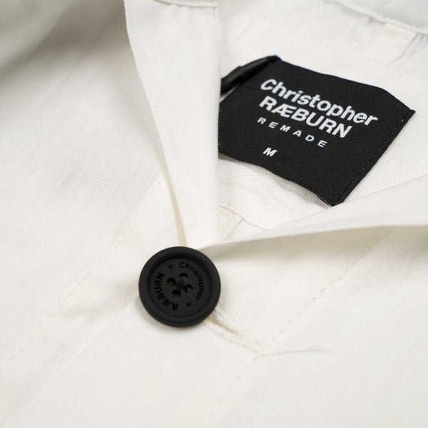 Christopher Raeburn Oversized Remade Cotton Parka White - Concrete