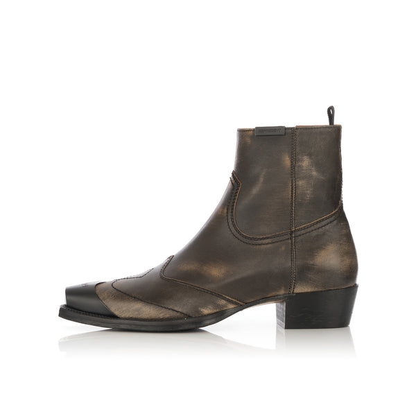REPRESENT | Western Boot Aged Black - Concrete