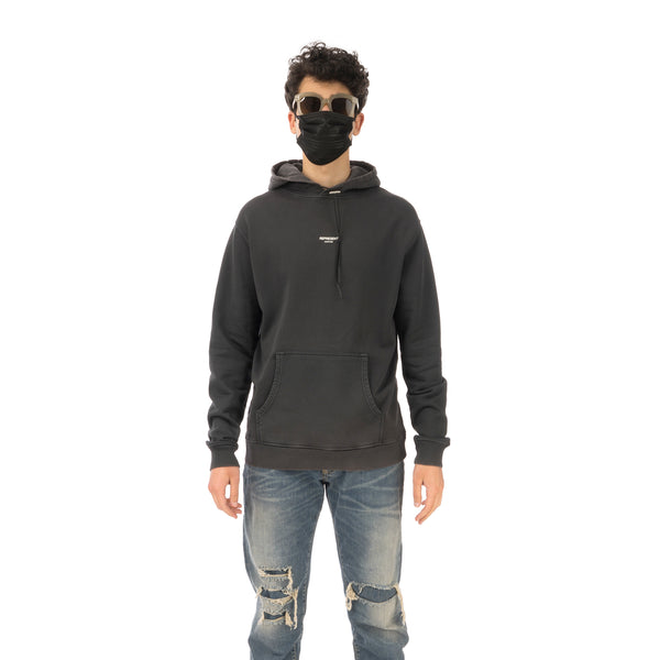 REPRESENT | Regular Fit Logo Hoodie Vintage Black - Concrete