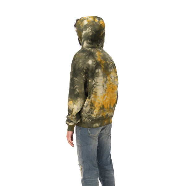 REPRESENT | Logo Hoodie Yellow Tie Dye - Concrete