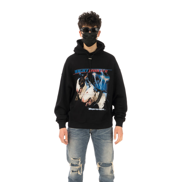 REPRESENT | Night Hunter Hoodie Jet Black - Concrete