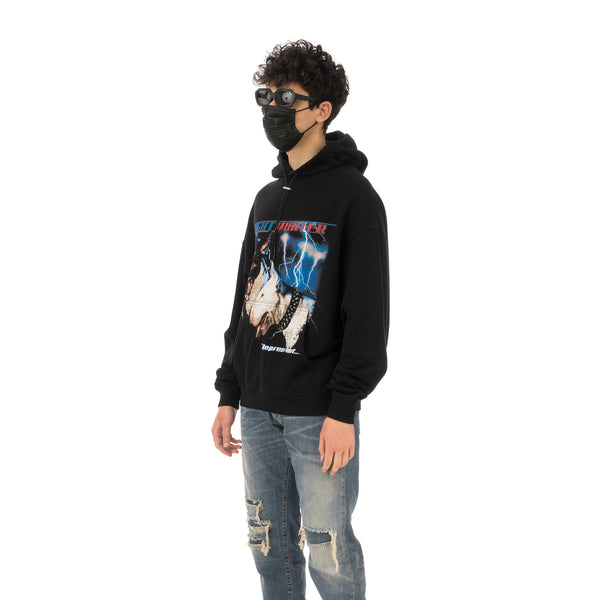 REPRESENT | Night Hunter Hoodie Jet Black - Concrete