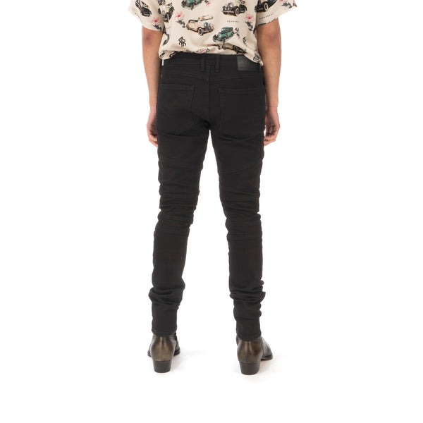 REPRESENT | Biker Denim Black - Concrete